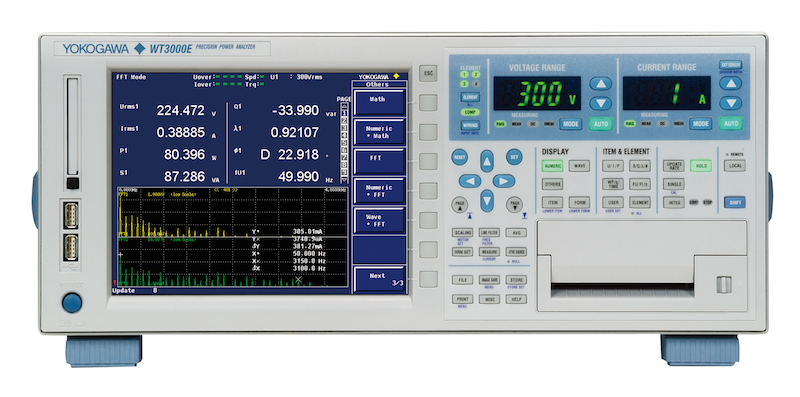 Yokogawa's WT3000E claims to be the most accurate and stable power analyzer available